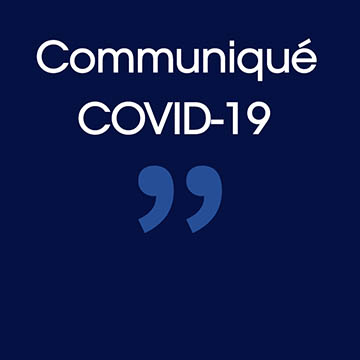 Communiqué covid-19